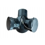 Króciec Trójnik do odciągu 1x160 mm i 3x100
